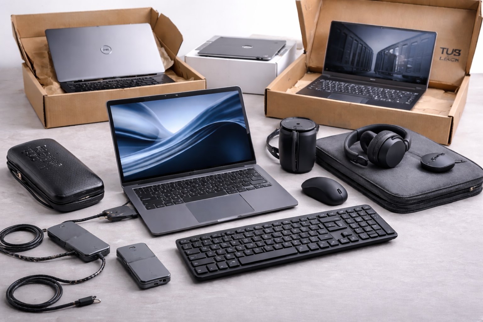 Laptops and Tech Accessories