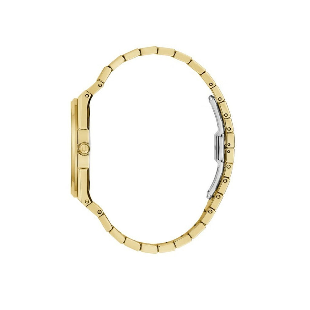 Bulova Classic Gold Stainless Steel Quartz Men's Watch 39mm 97B233 MSRP $425