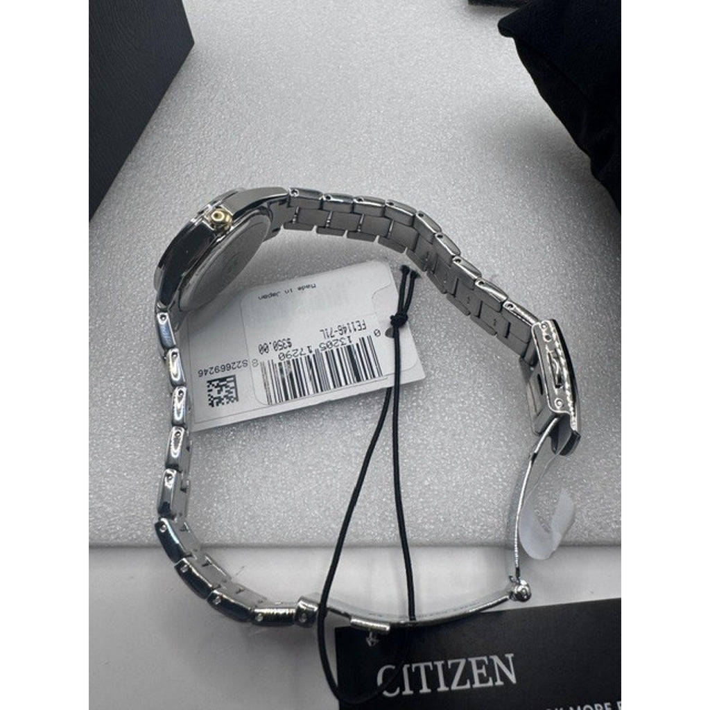 Citizen FE1146-71L Eco-Drive Two-Tone Crystal Diamond Ladies Watch 29mm