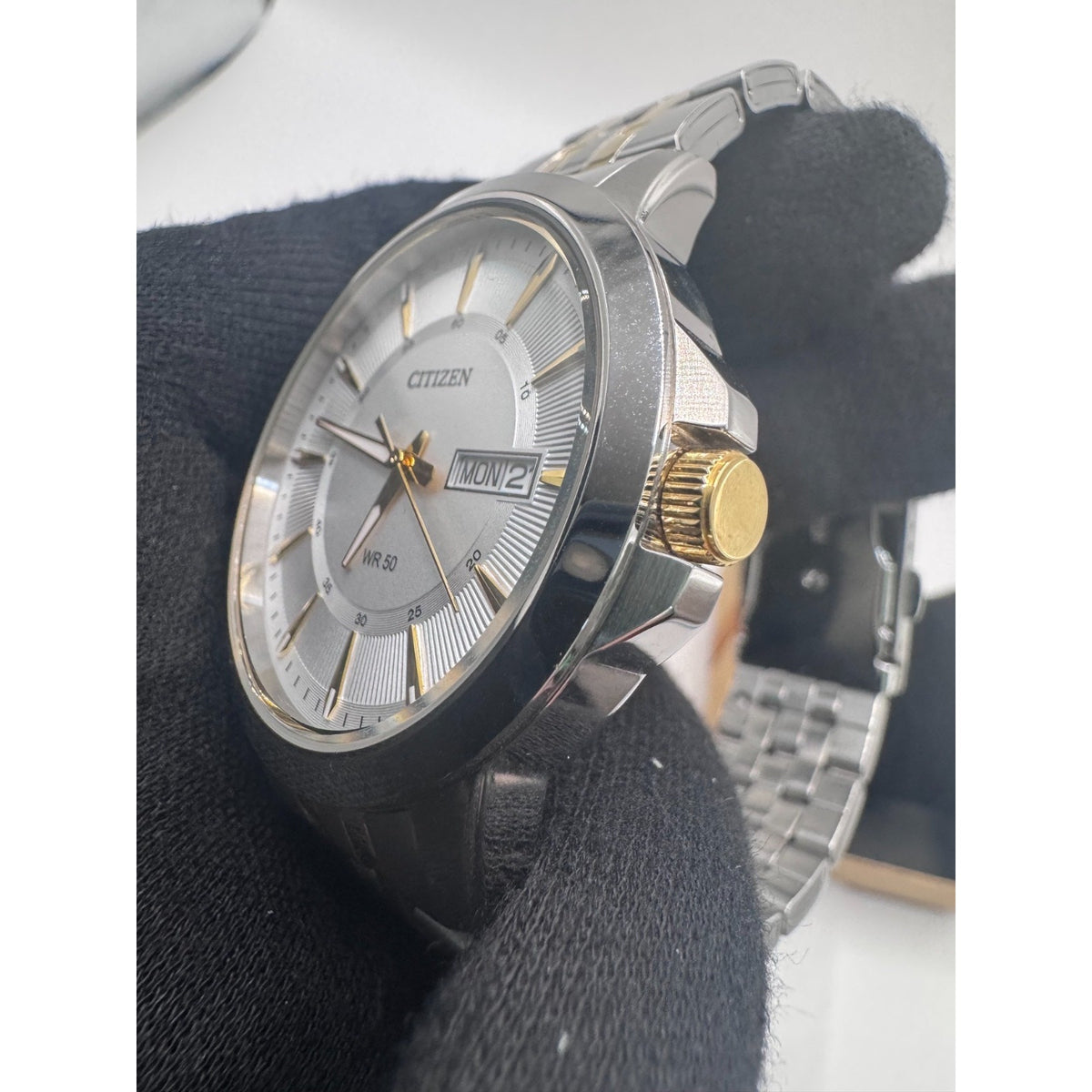 Citizen Quartz Silver Dial Two-tone Men's Watch BF2018-52A