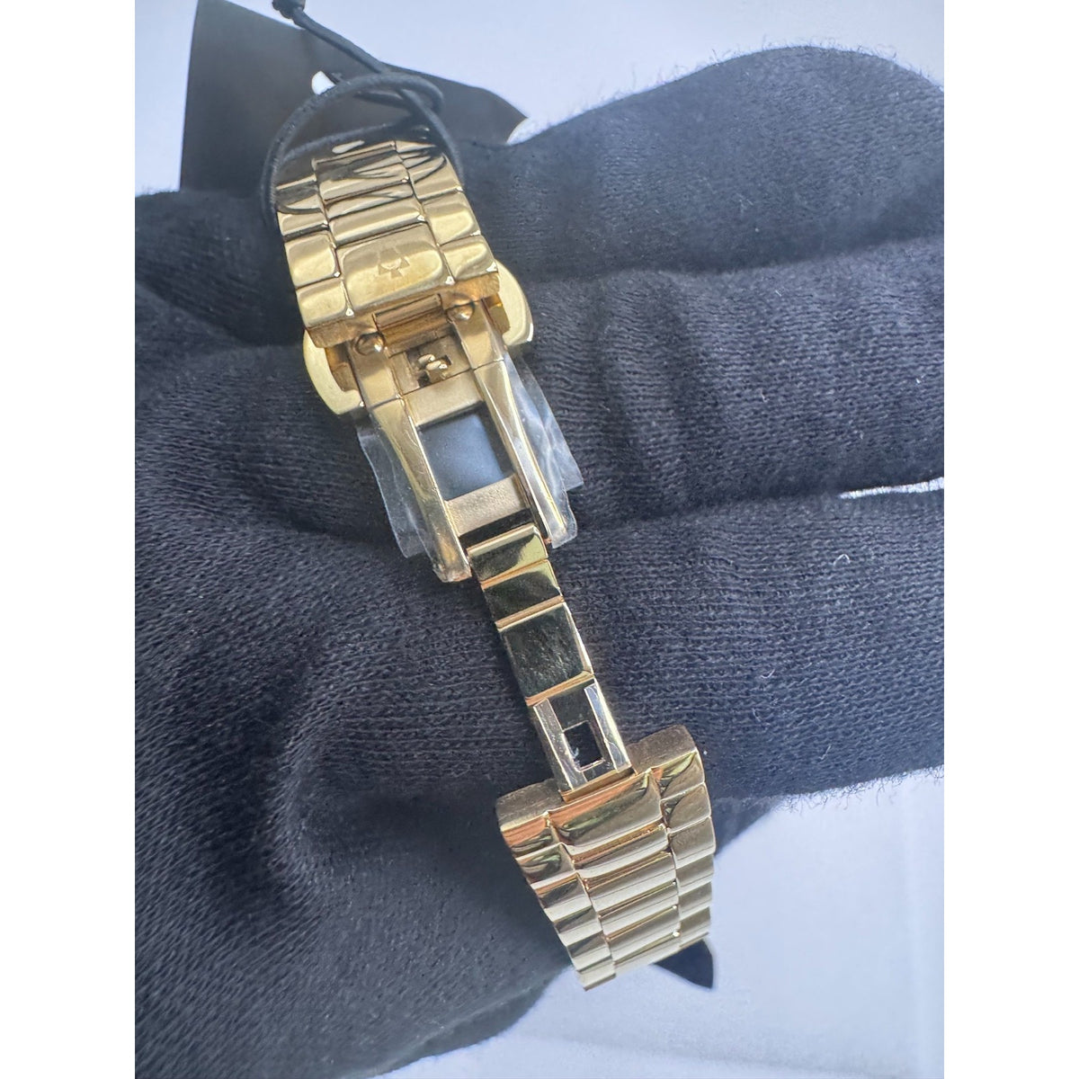 Bulova Surveyor Women's MOP Diamond Dial Gold-Tone Quartz Watch 97P172