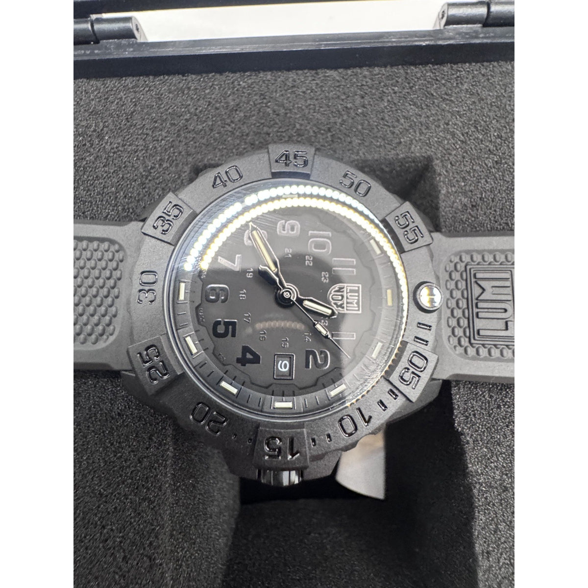 LUMINOX Men Analog Quartz Casual Watch Sport Military Dress Black Dial Waterproo