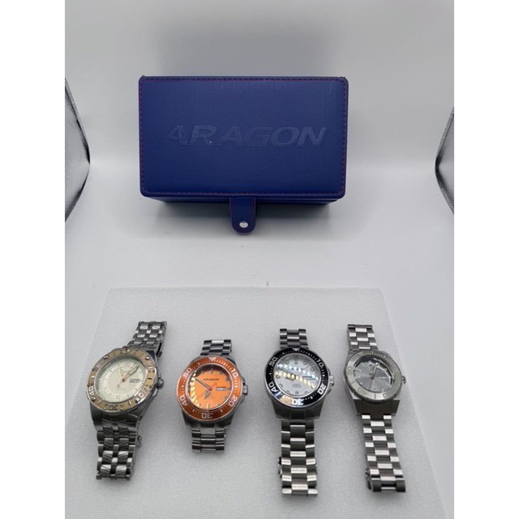 Aragon A054 ORANGE DIAL Divemaster NH36A 50mm AUTOMATIC WATCH Collectors