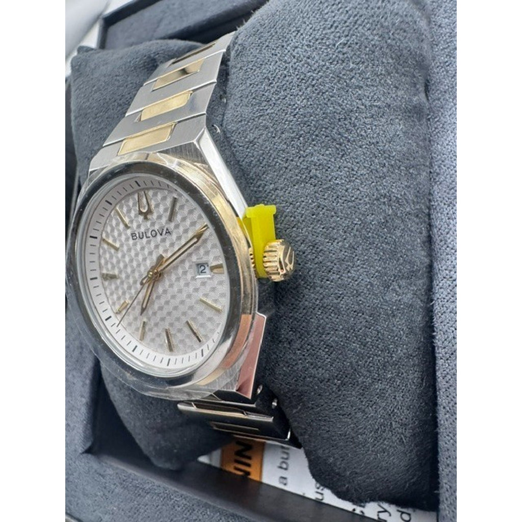 Bulova Classic Two-Tone Stainless Steel Quartz Men's Watch 98B424 NEW