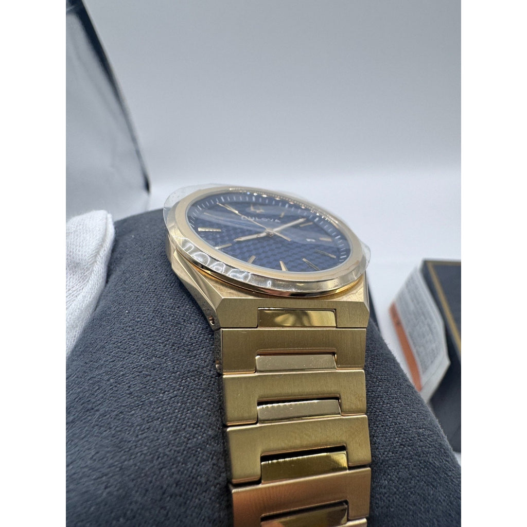 Bulova Classic Gold Stainless Steel Quartz Men's Watch 39mm 97B233 MSRP $425