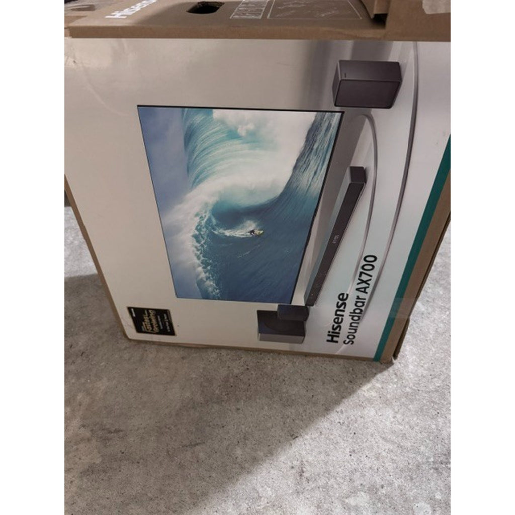 Hisense AX700 5.1.4 CH Dolby Atmos Soundbar Wireless Subwoofer Rear Speakers 4K