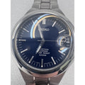 Seiko blue Lightweight Titanium 8F32-0220 Perpetual Steel Bracelet