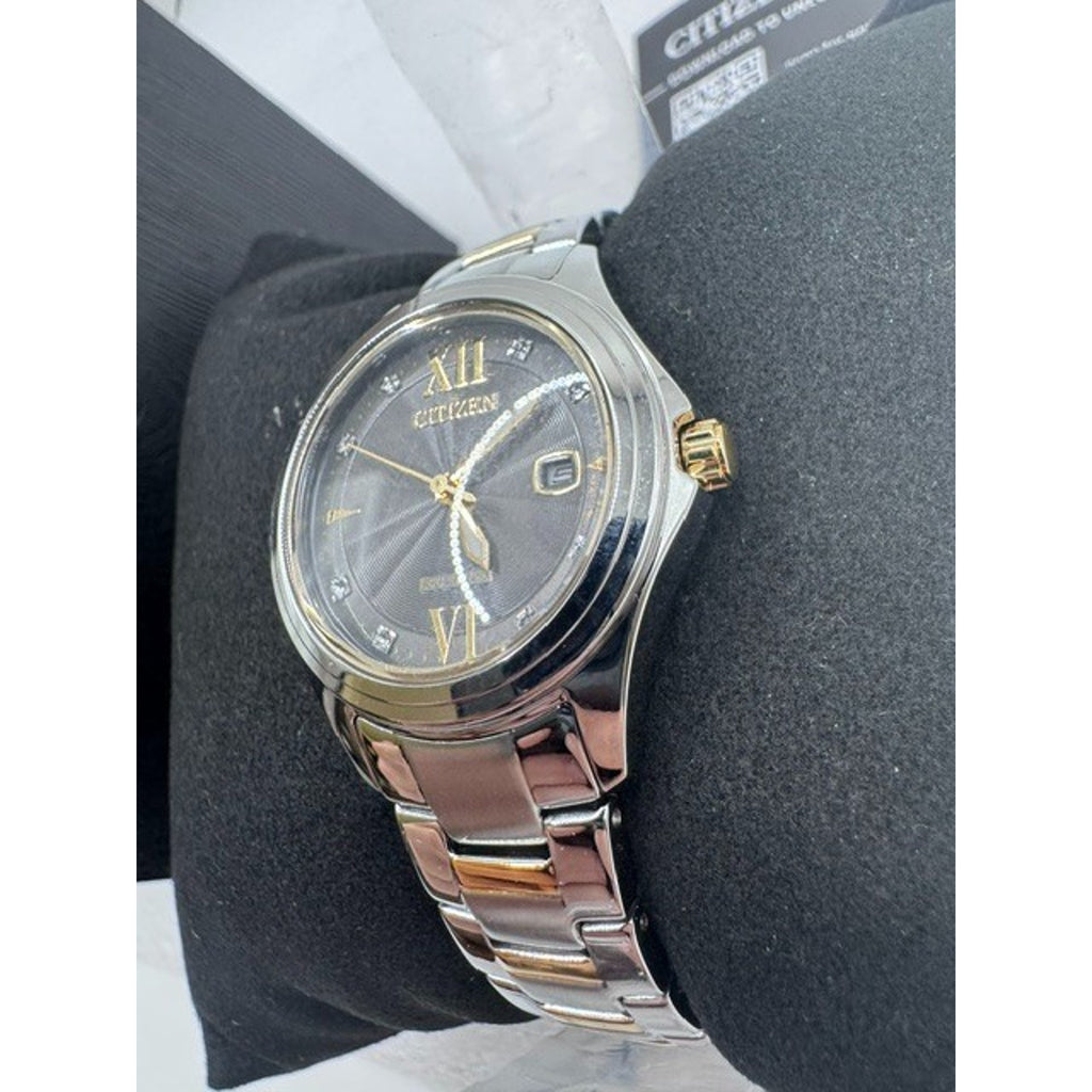 Citizen Eco Drive Gemmed MOP Dial Classic 30mm Women's Quartz Watch FE1136-59H