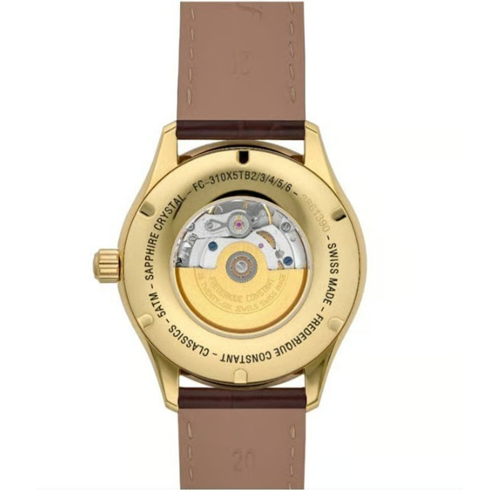 Frederique Constant FC-310MS5B5 Gold Heart Beat Automatic Mens Watch