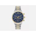$425 Classic Bulova Chronograph Gold Two Tone 41mm Bracelet Watch 98A274