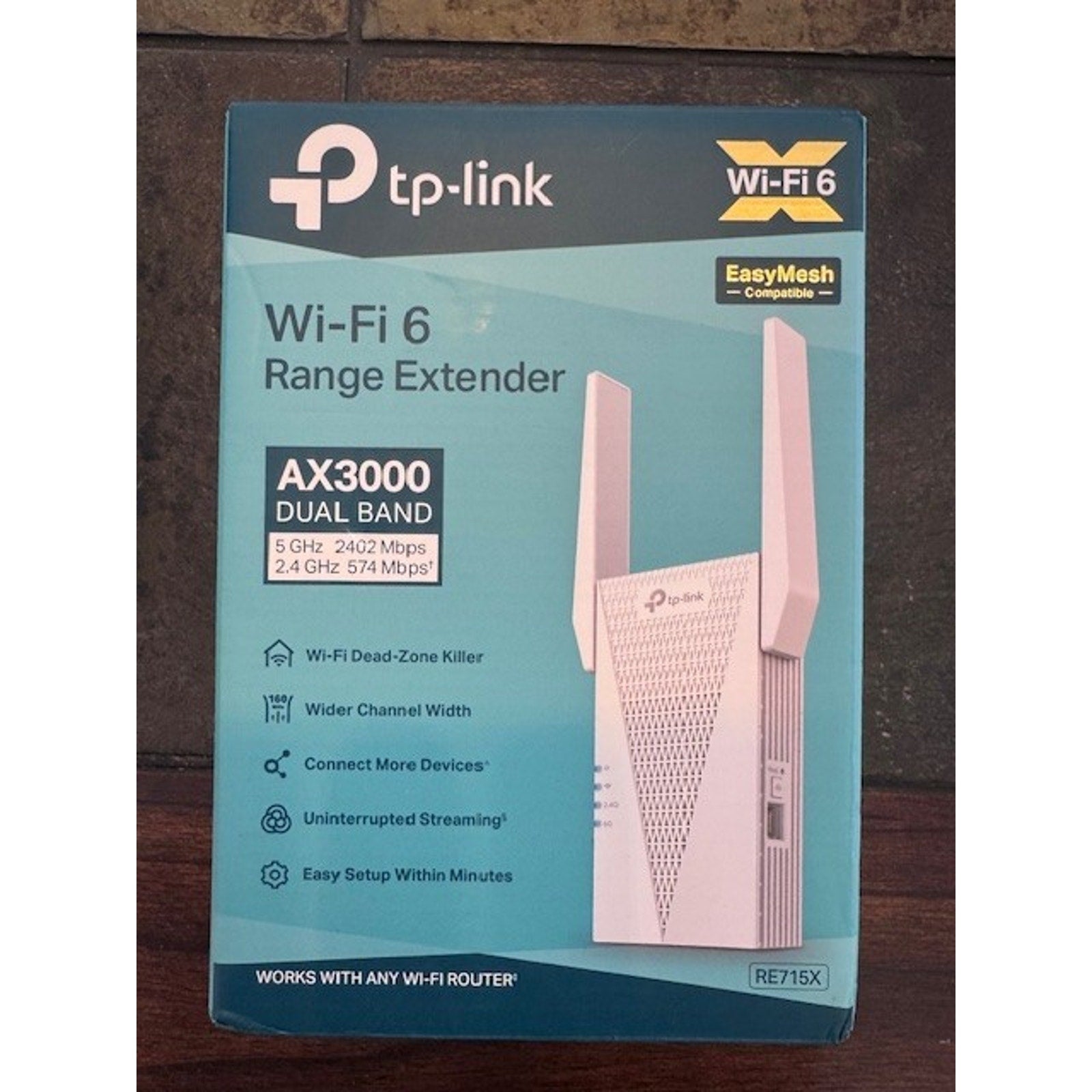 NEW TP-Link AX3000 WiFi 6 Range Extender RE715X Easy Mesh Dual Band