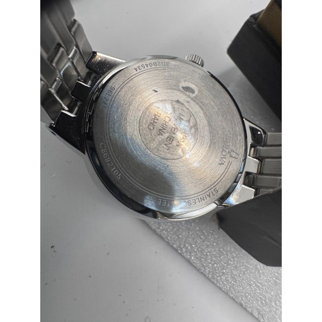 Bulova Ladies Phantom Quartz Crystal Blue Dial Watch - 96L276 NEW