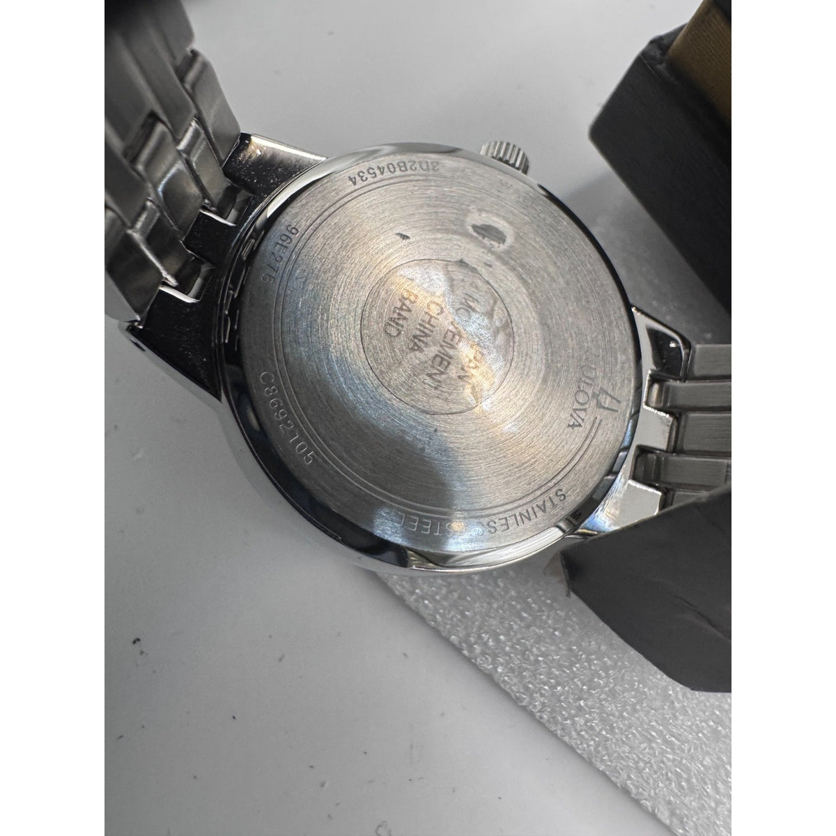 Bulova Ladies Phantom Quartz Crystal Blue Dial Watch - 96L276 NEW
