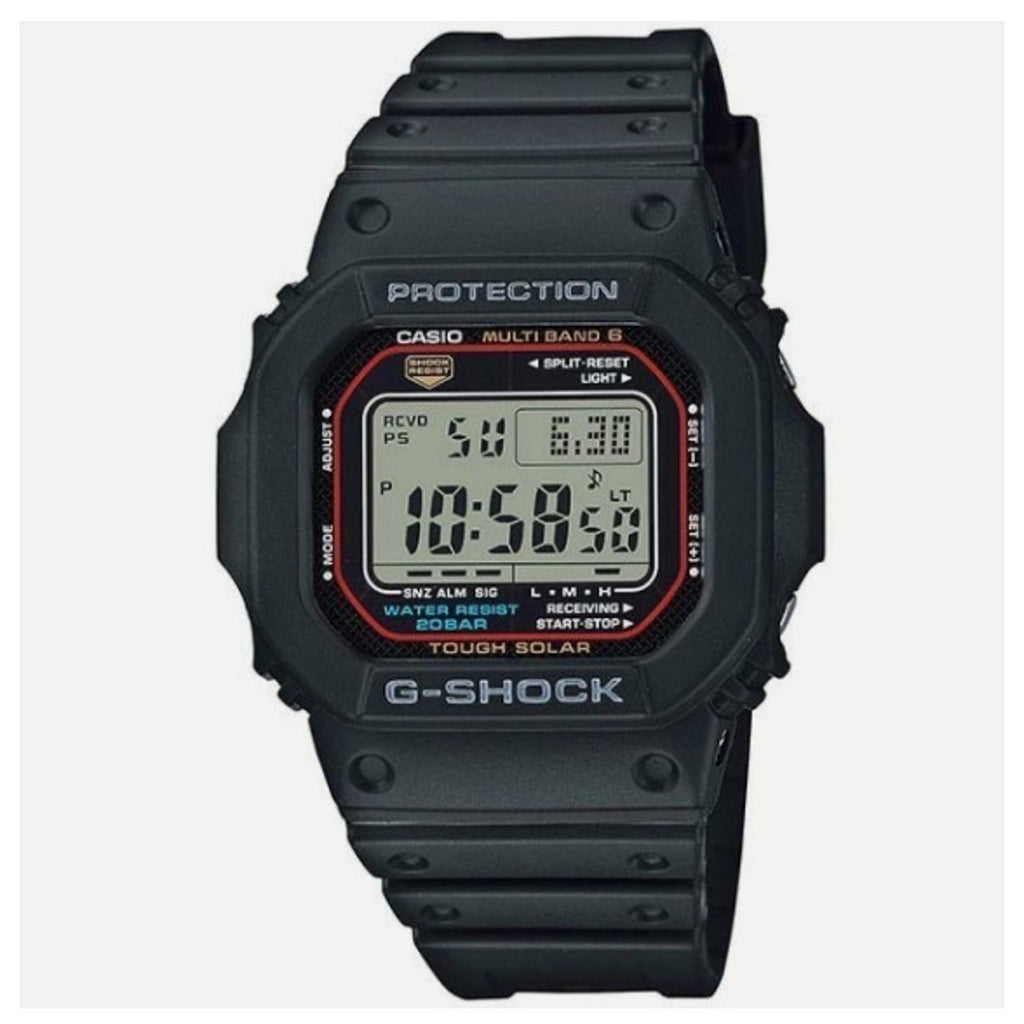 Casio G-Shock GW-M5610U-1 Men's Solar Black Resin Sport Watch