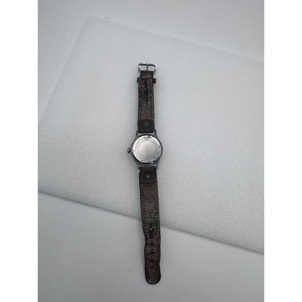 Vintage Swiss Made Tevo Incabloc Mens Mechanical Watch military-style, 1940s–50s