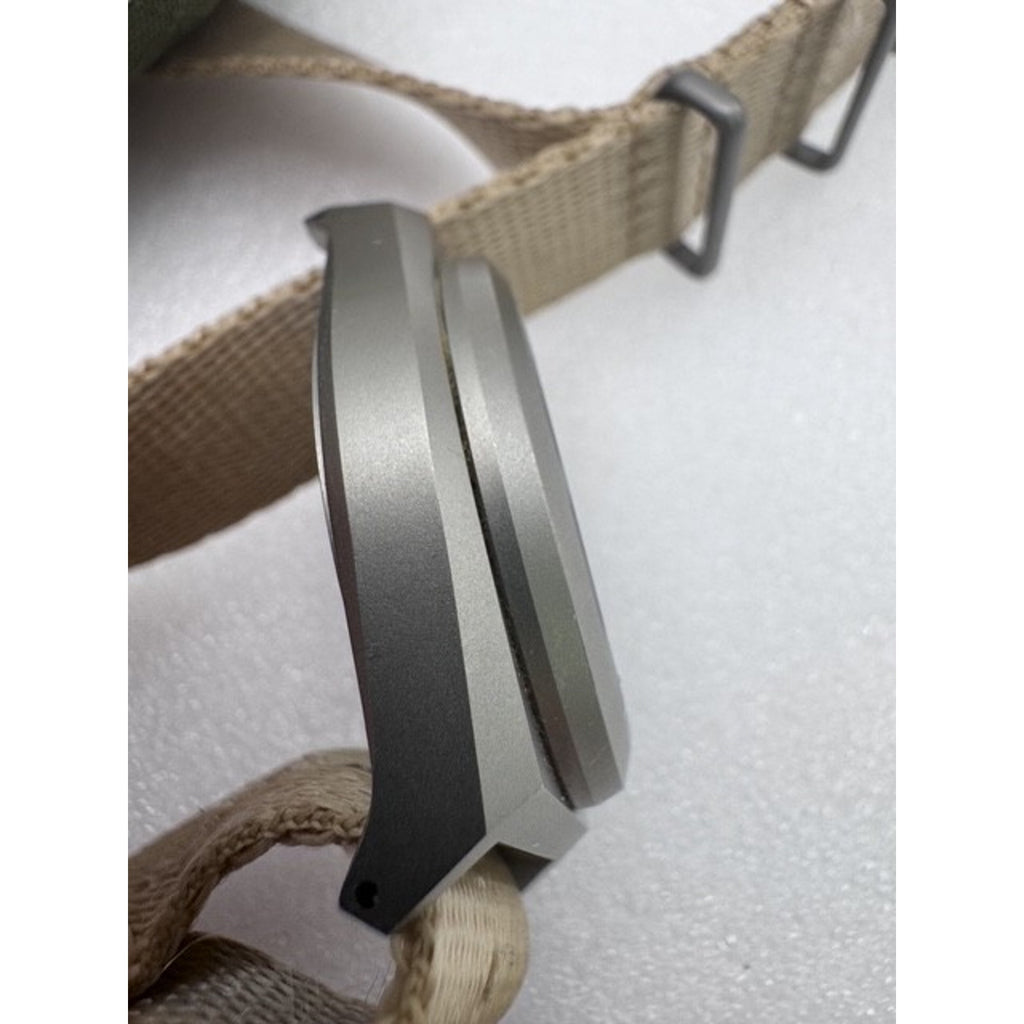 BOLDR VENTURE WAYFARER Automatico Titanio Bianco Tessuto Zaffiro Orologio Uomo