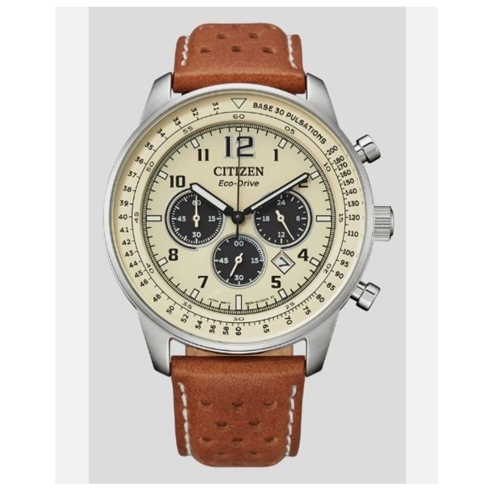 Citizen Men's Chronograph Eco-Drive Stainless Steel Watch CA4500-08X