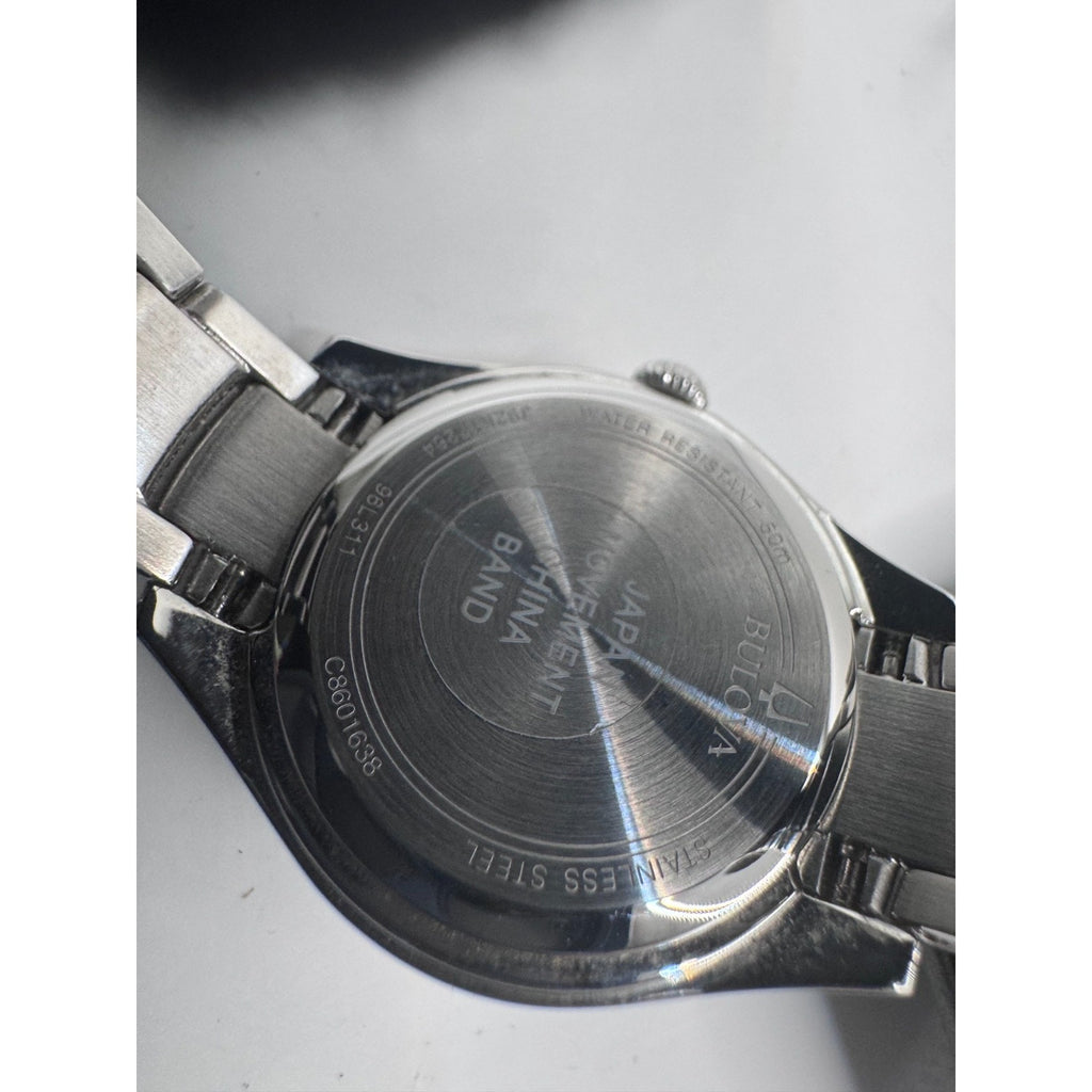 Bulova Women's Crystal MOP Dial Quartz Watch 96L311