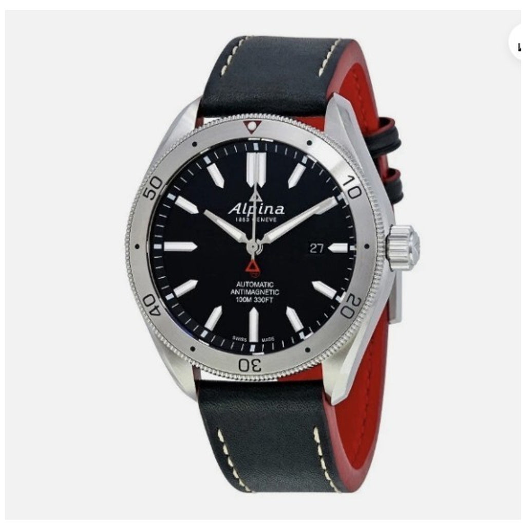 Awesome Swiss Alpina Alpiner 4 Automatic Black Dial 40mm Men's Watch AL-525B4AQ6