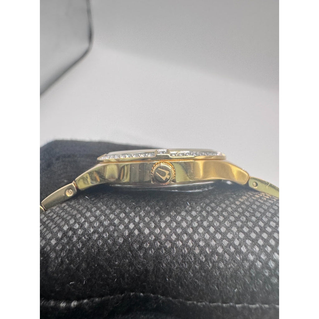 Bulova Women's Quartz Gold-Tone Watch 32mm 98L274 $365 MSRP