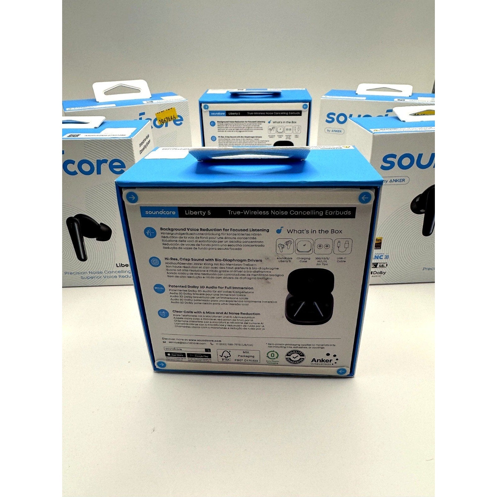 NEW Anker Soundcore Liberty 5 Noise Cancelling Earbuds Black