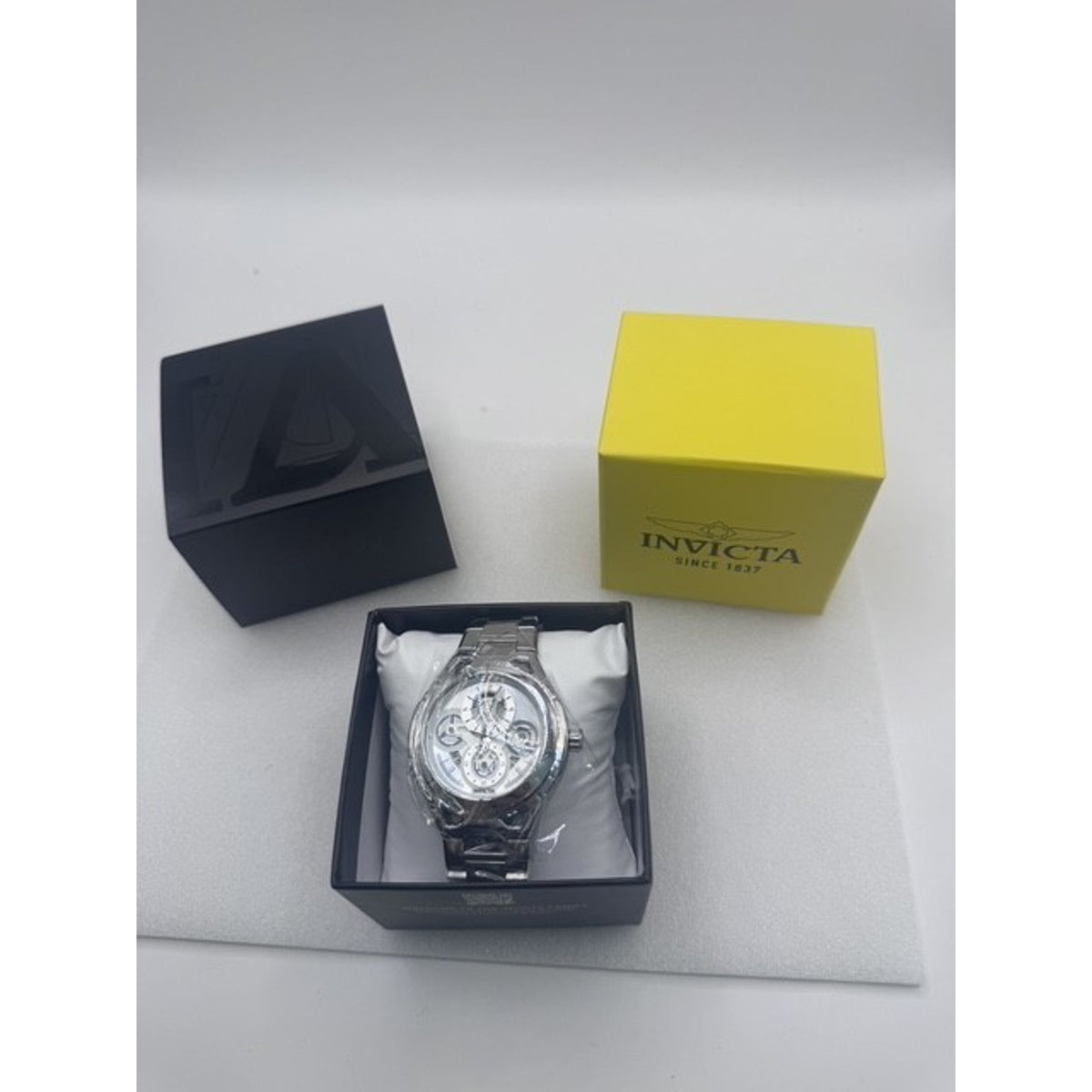Invicta S1 Rally (79011) 44mm Men’s Quartz Watch - Silver Stainless Steel - NEW