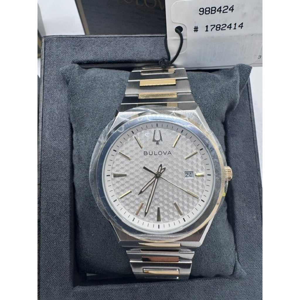 Bulova Couple Watch Classic Two Tone Stainless Steel Quartz Her & His Matching