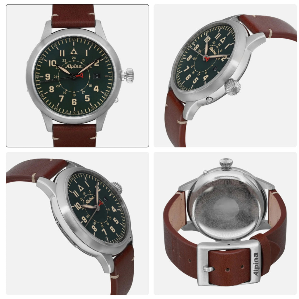 NEW RARE Alpina Startimer Pilot Heritage AL-525X4SH6 Automatic Swiss Men's Watch