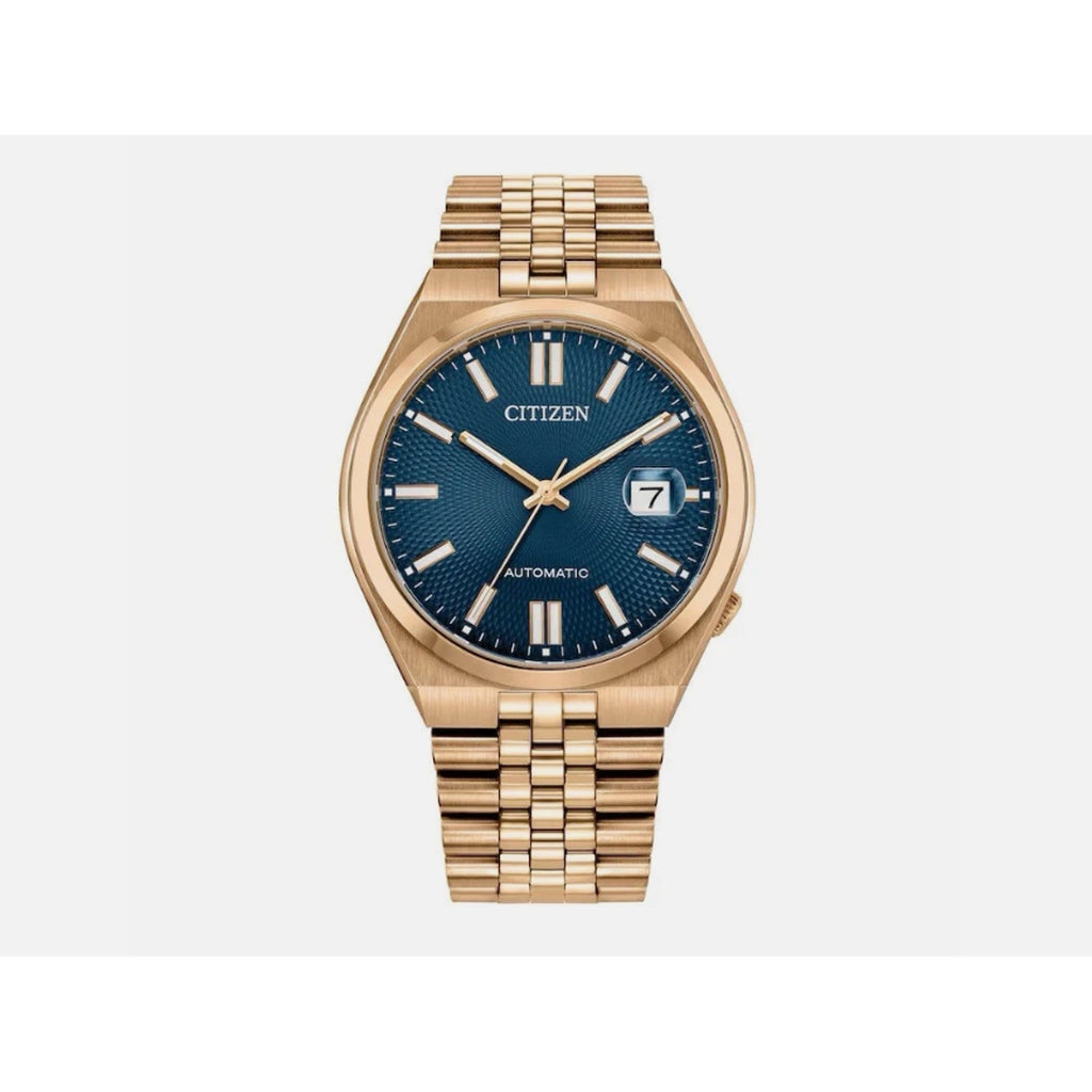 Citizen® Men’s Watch TSUYOSA Blue Dial Gold Automatic