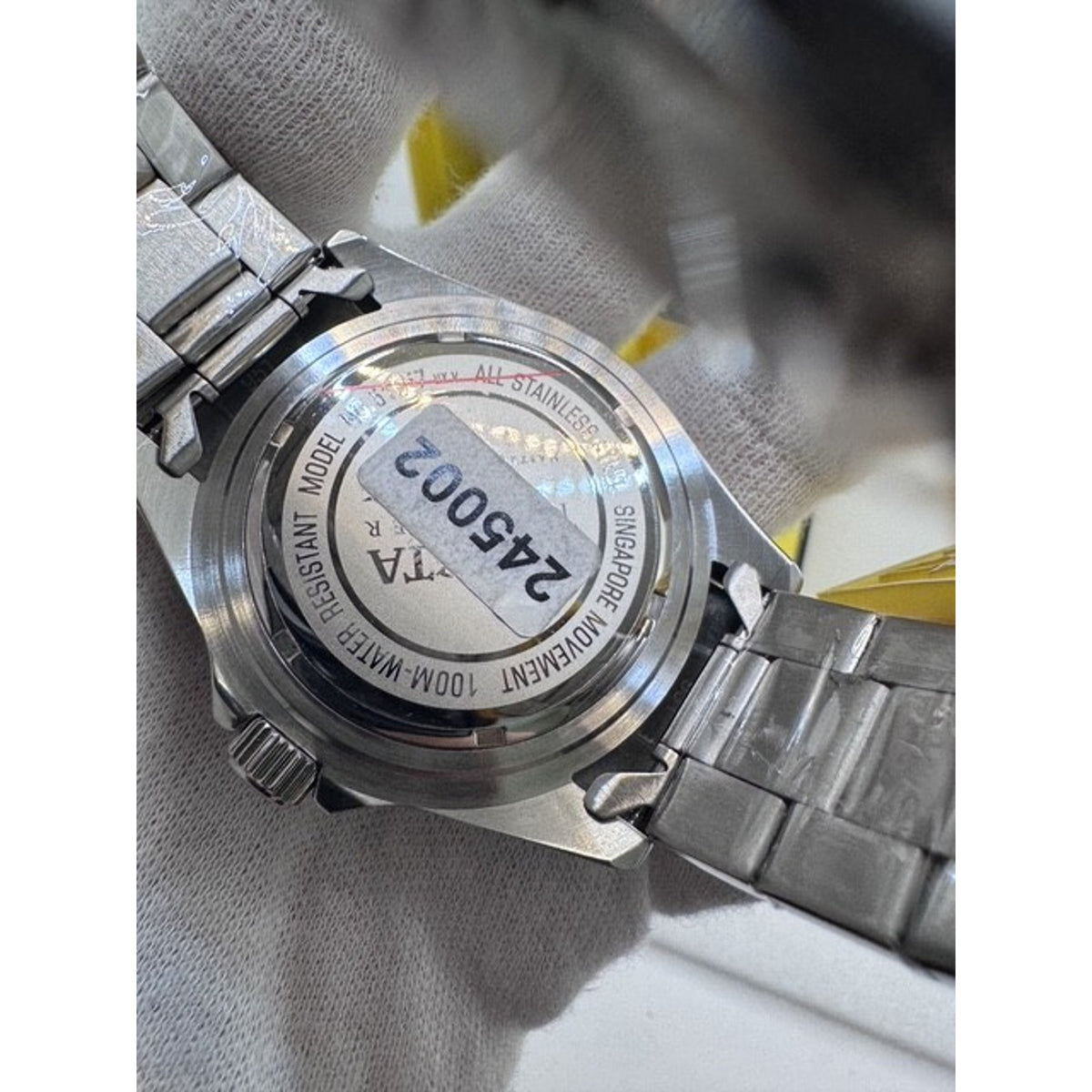 invicta pro diver visions Basketball 43mm quartz 100m orange dial ss 51057