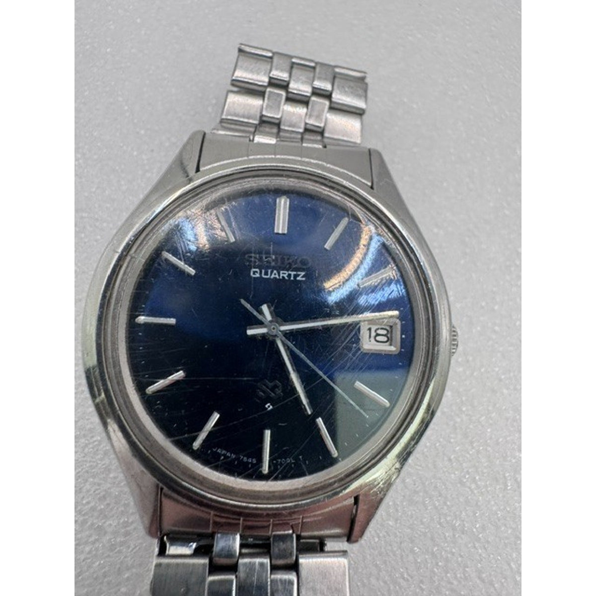 Vintage Seiko Quartz Mens Watch 7545-7009