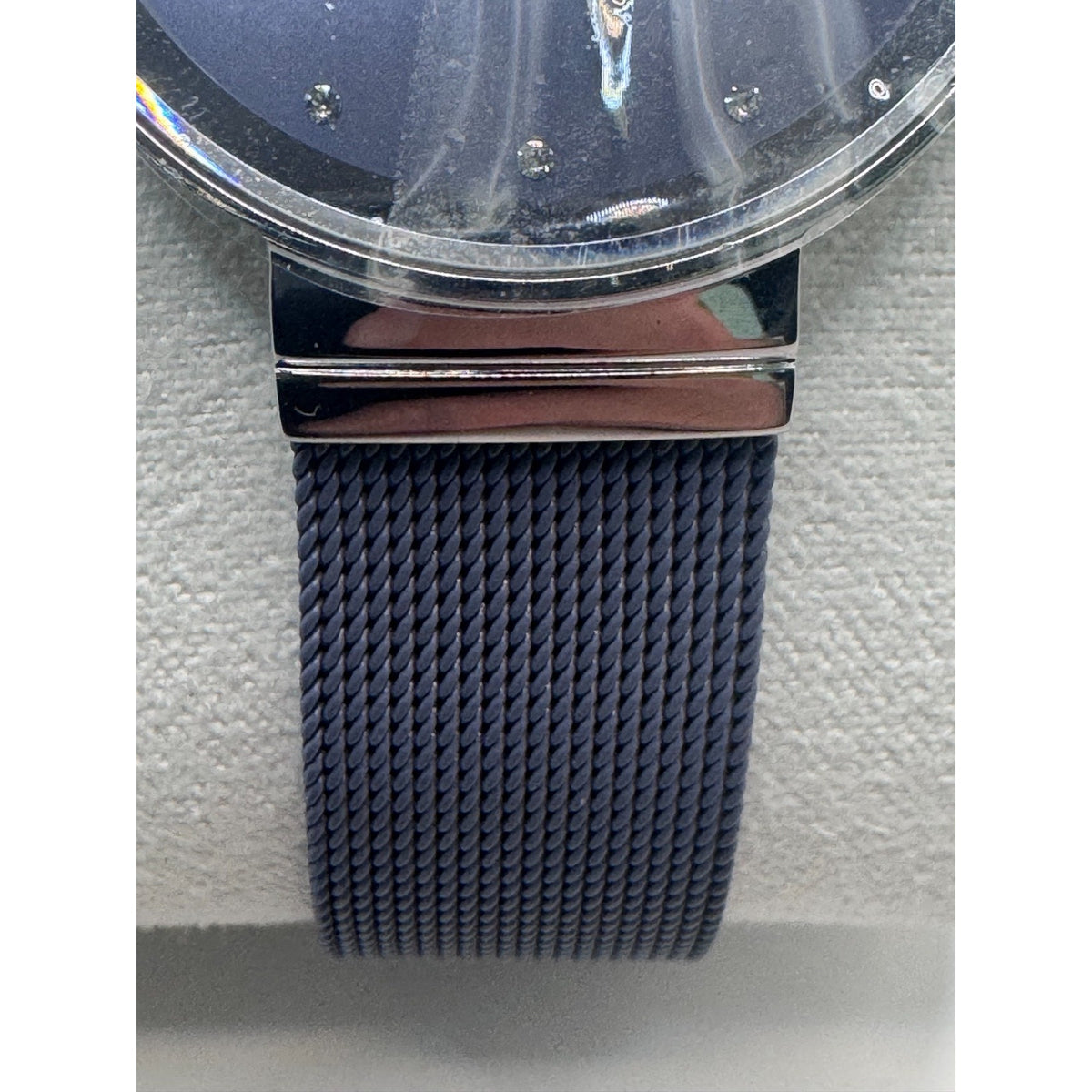Bering Classic 10131-909 Lavender Dial Mesh Stainless Steel Women’s Watch