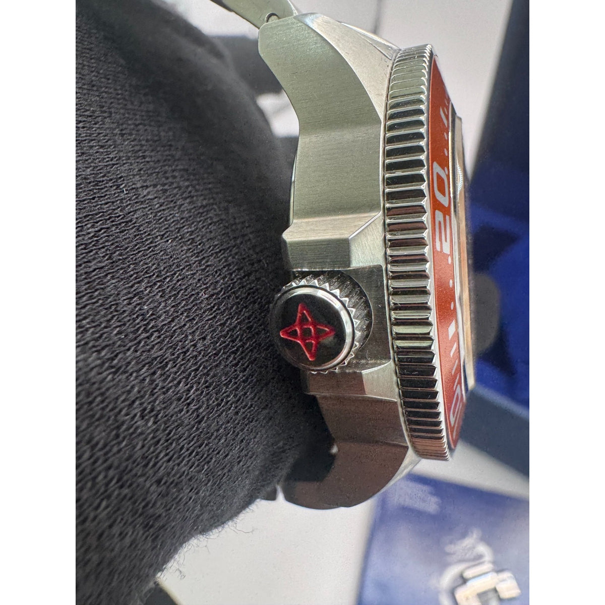Aragon A064 ORANGE Divemaster Automatic 45mm NEW set