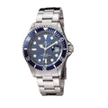 Charles-Hubert Blue Diver Paris Mens Stainless Steel Quartz Watch #3812