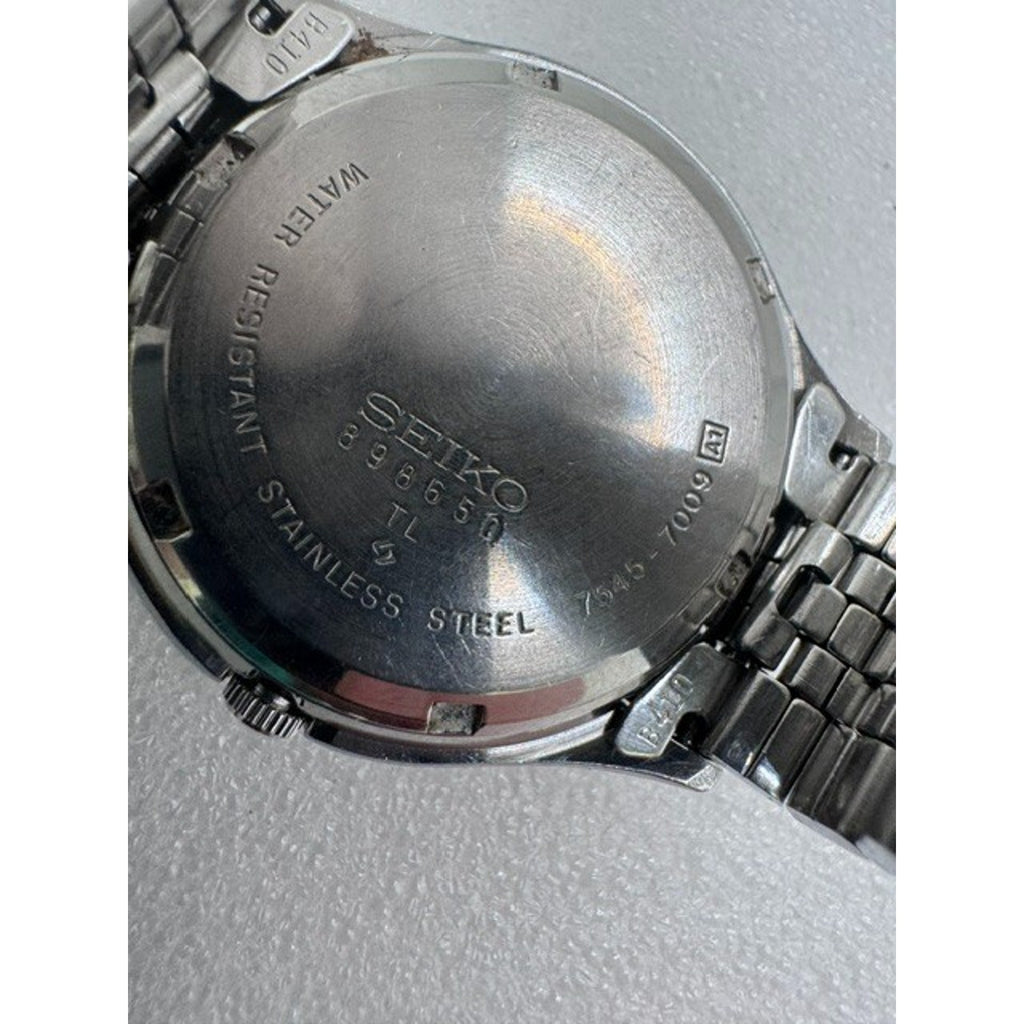Vintage Seiko Quartz Mens Watch 7545-7009