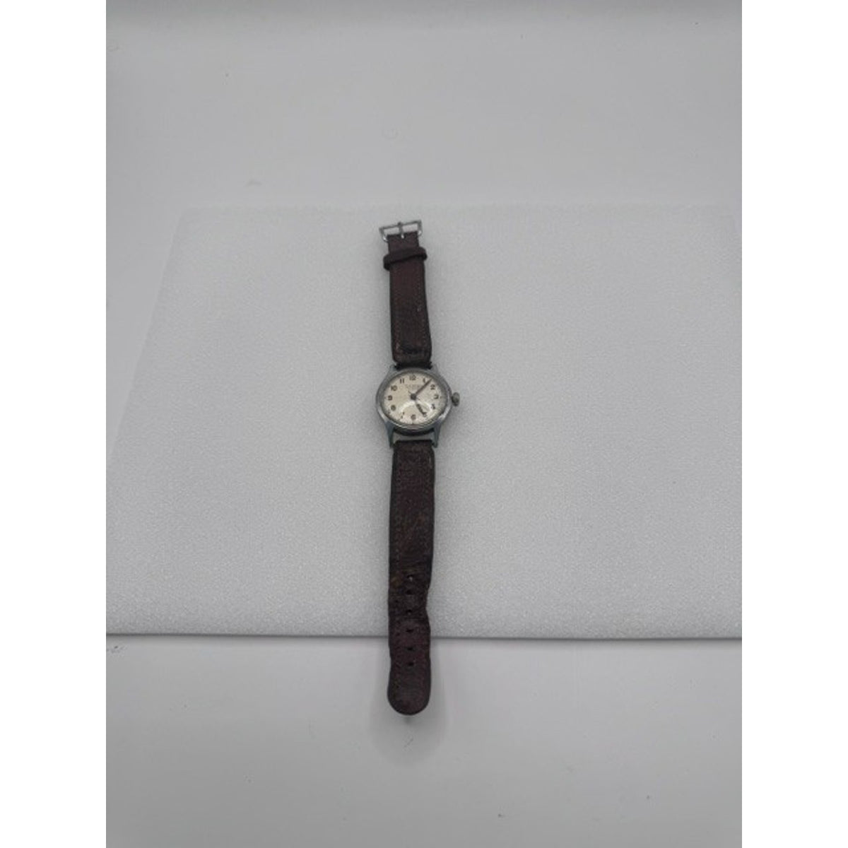 Vintage Swiss Made Tevo Incabloc Mens Mechanical Watch military-style, 1940s–50s