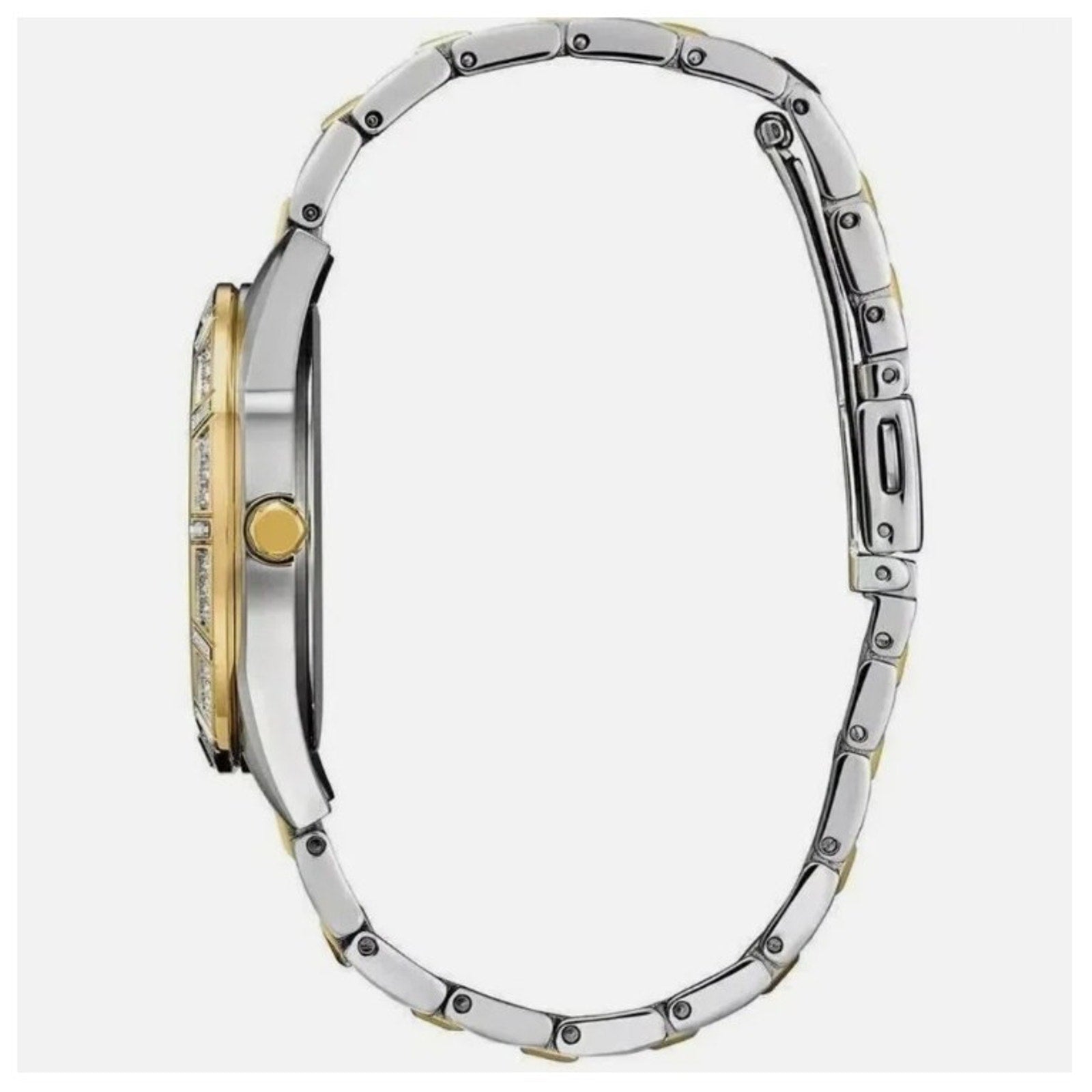 RARE Citizen Eco-Drive Ladies Watch Two-Tone Stainless Steel Crystal Accents