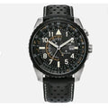 Citizen Eco-Drive Promaster Nighthawk Quartz Leather Band Men's Watch BRAND NEW