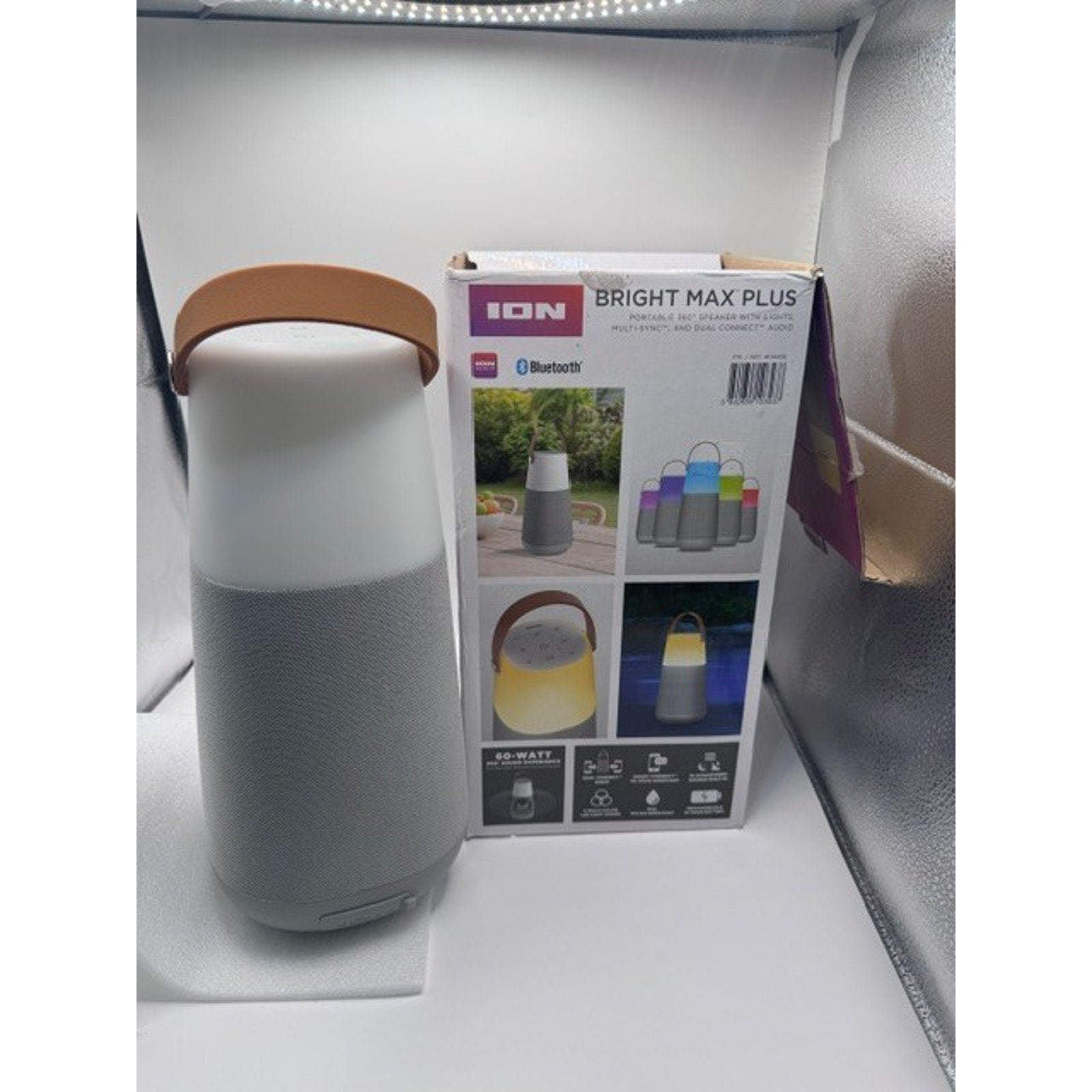 ION Audio Bright Max Plus Indoor/Outdoor 360 Degree Bluetooth Speaker