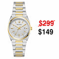 Bulova Classic Two-Tone Stainless Steel Quartz Men's Watch 98B424 NEW