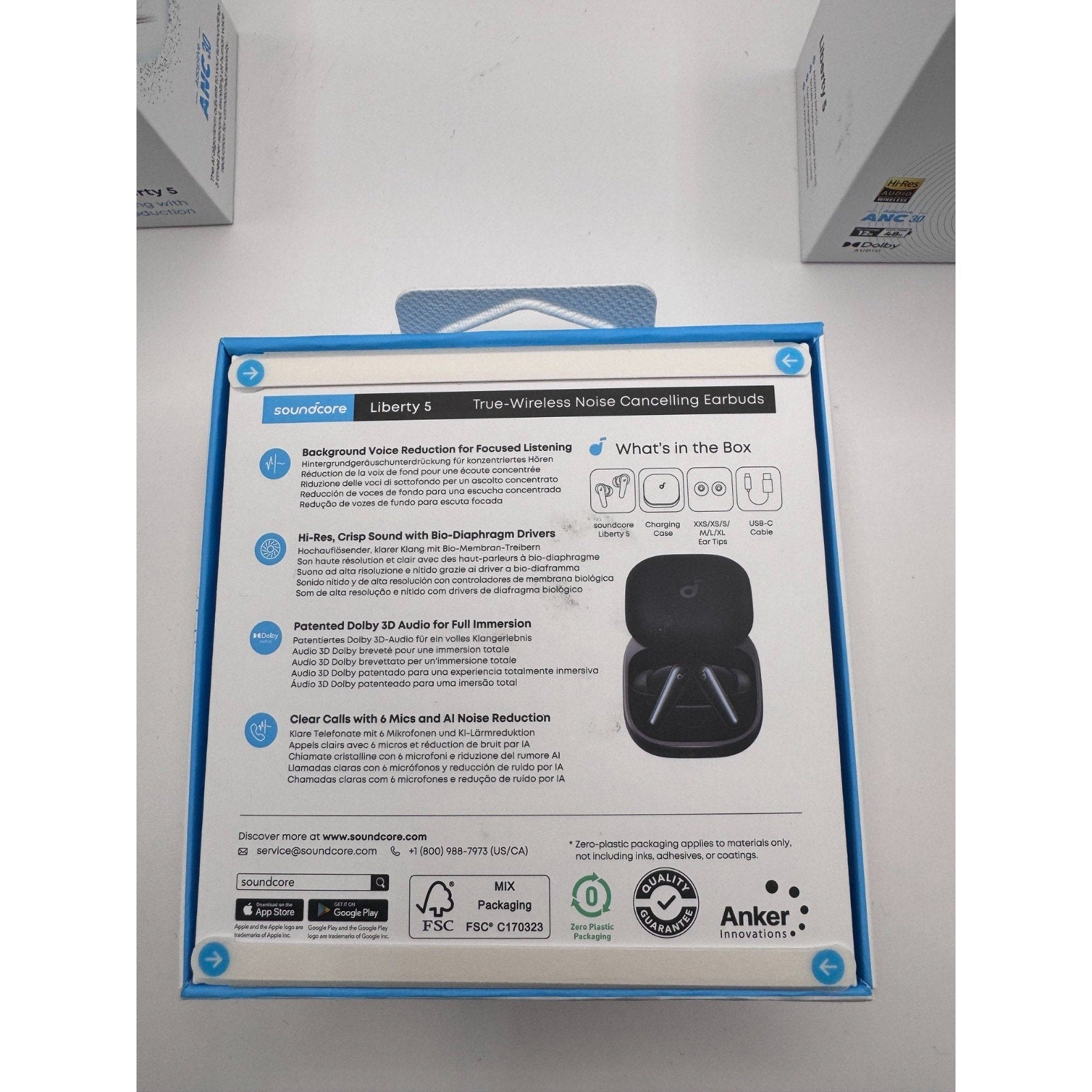NEW SEALED Anker Soundcore Liberty 5 Noise Cancelling Earbuds Black