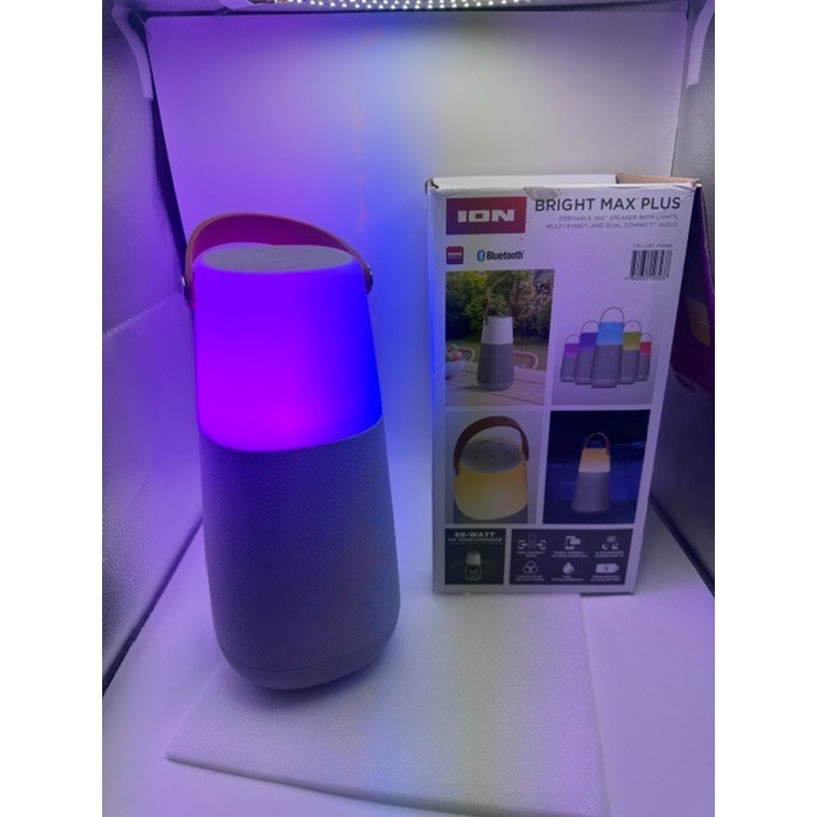 ION Audio Bright Max Plus Indoor/Outdoor 360 Degree Bluetooth Speaker