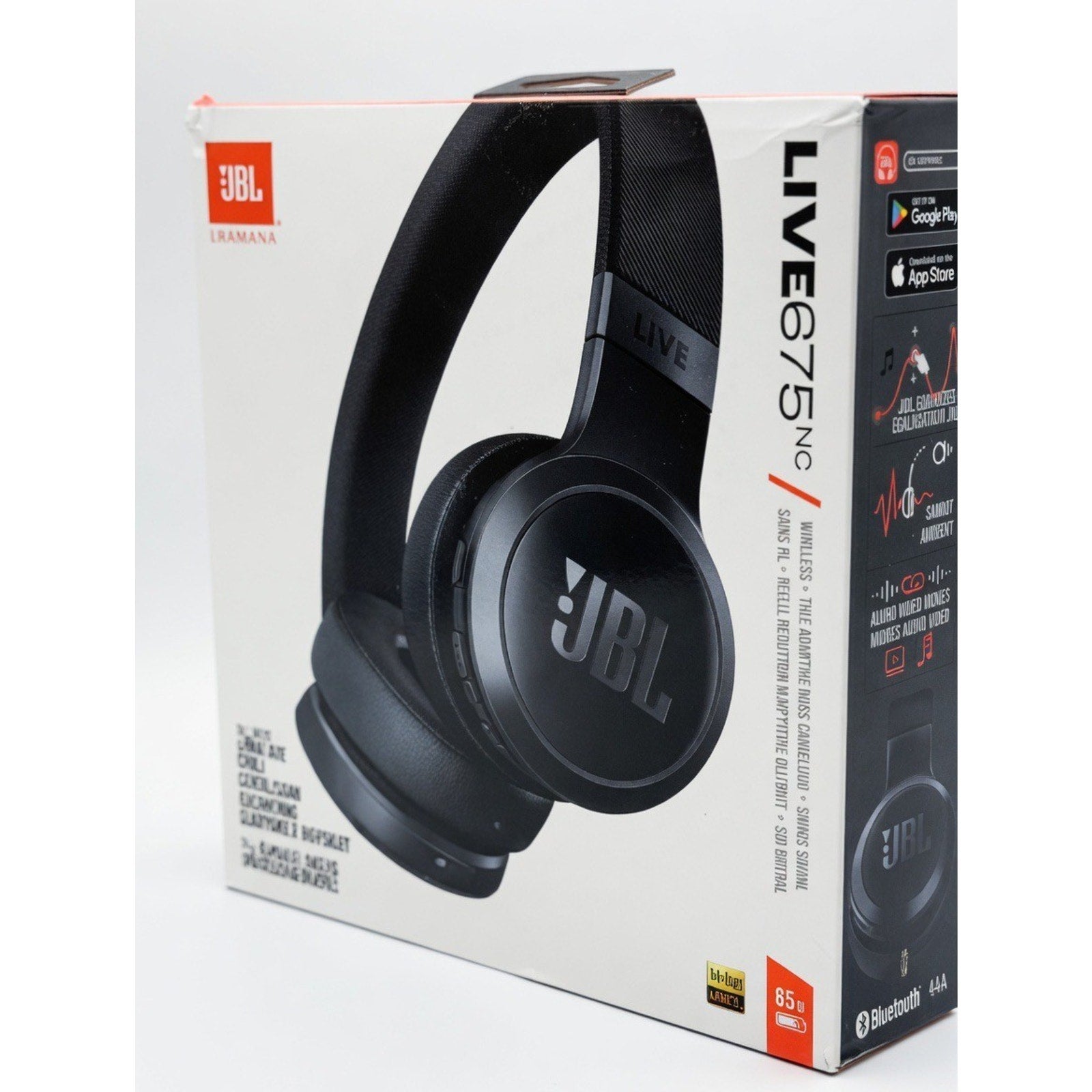 JBL Live 675NC Wireless Over-Ear Headphones Noise Cancelling Bluetooth Headset