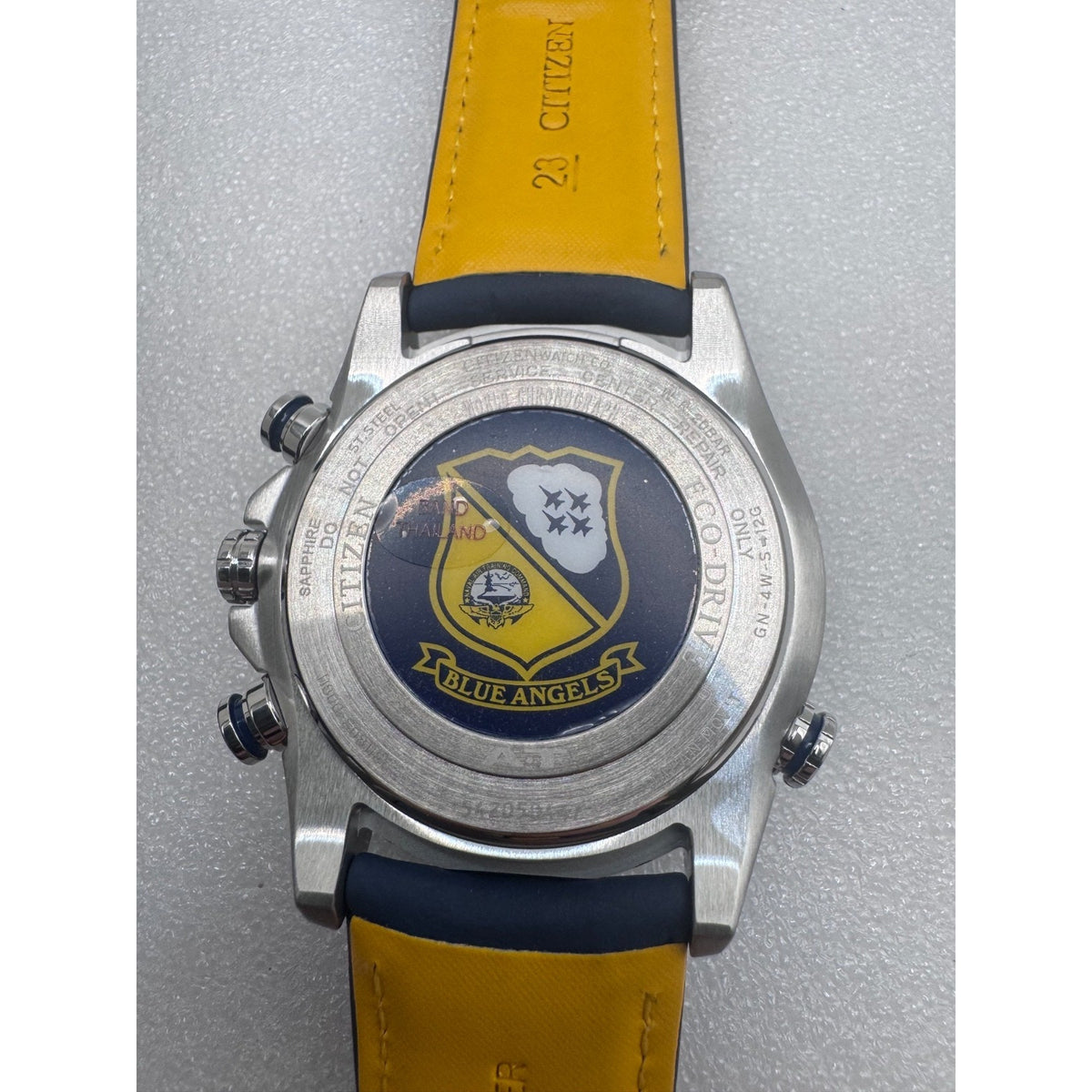 Citizen Men's Blue Angels World Chronograph Eco Drive Watch AT8020-03L NEW