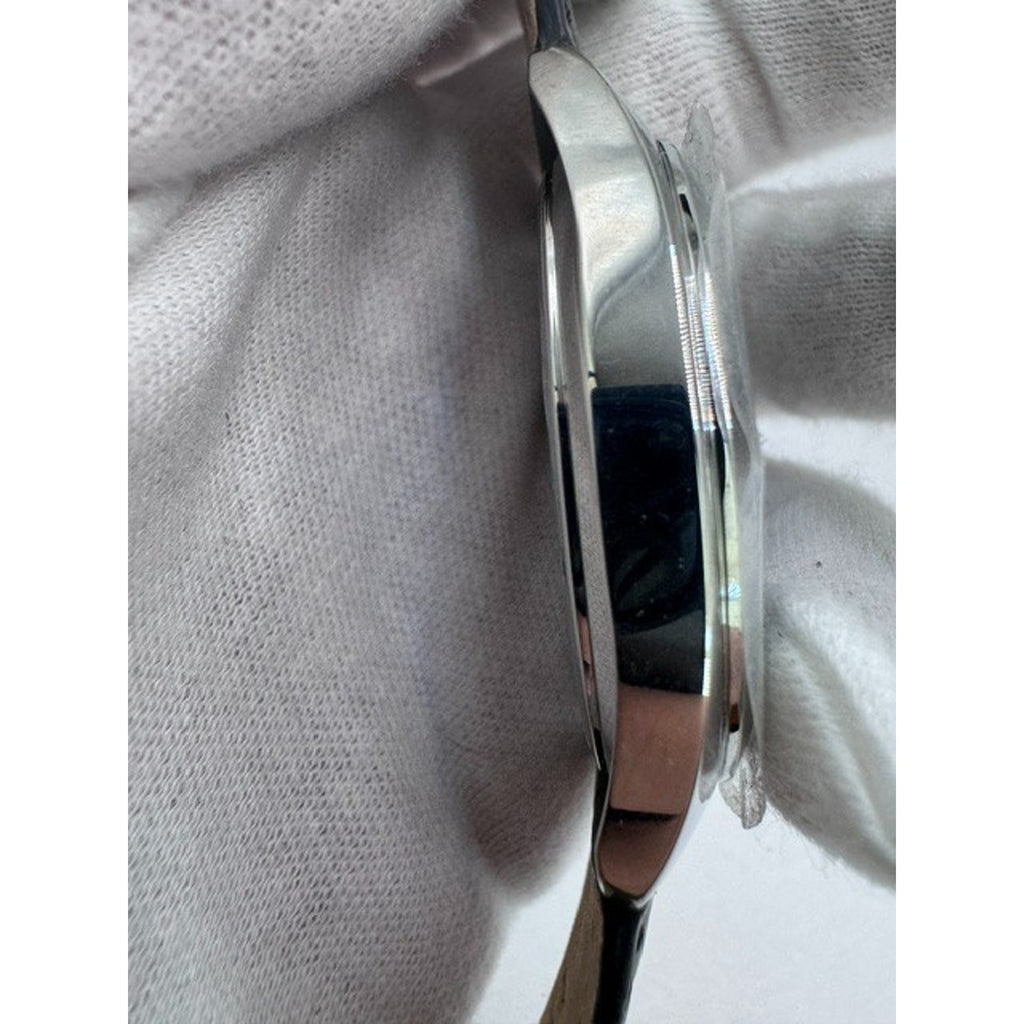 Bulova Men's Classic Date Indicator Quartz Black Leather Watch 42MM 96B453 NEW