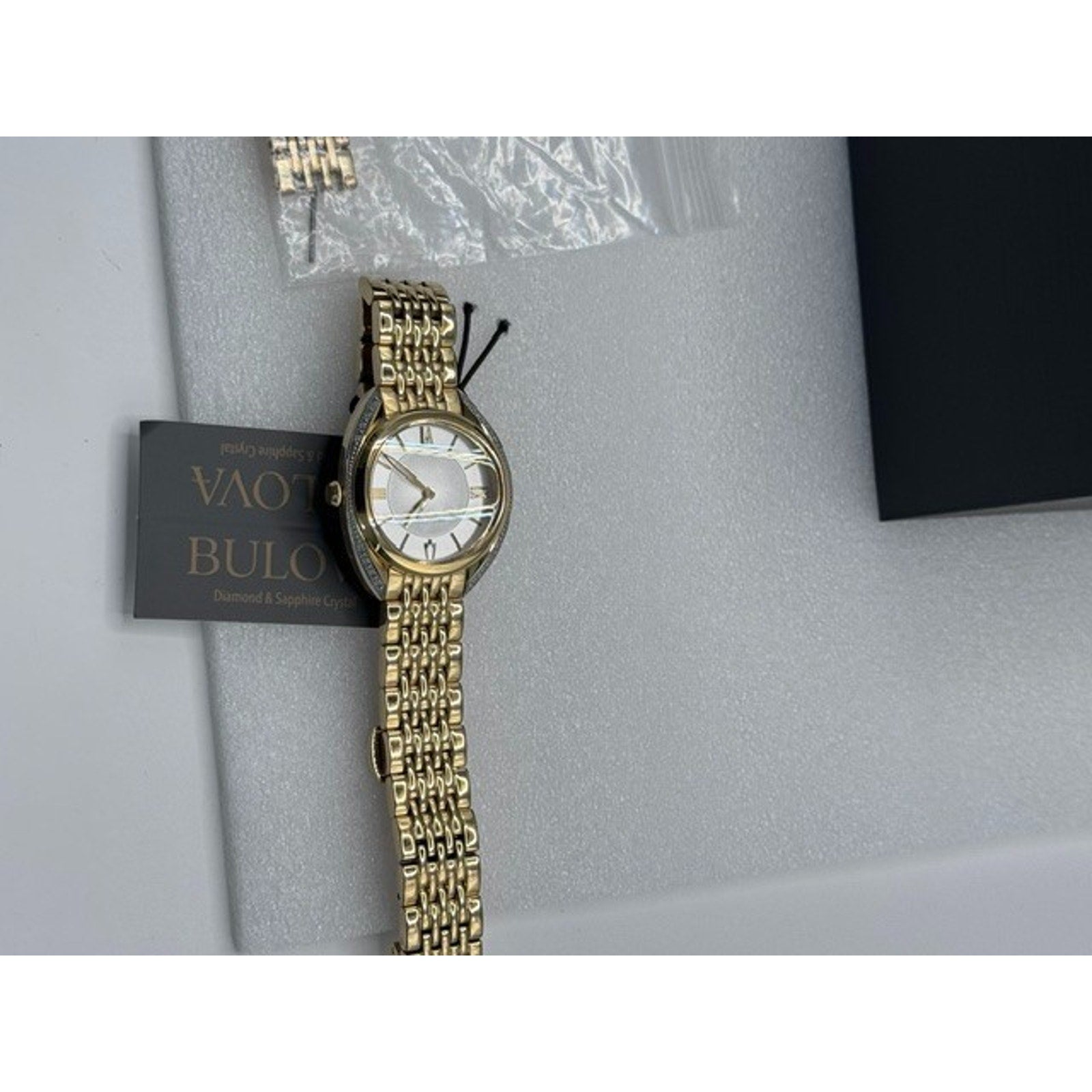 Bulova 98R298 Classic Diamond Stainless Steel Quartz Ladies Watch NEW