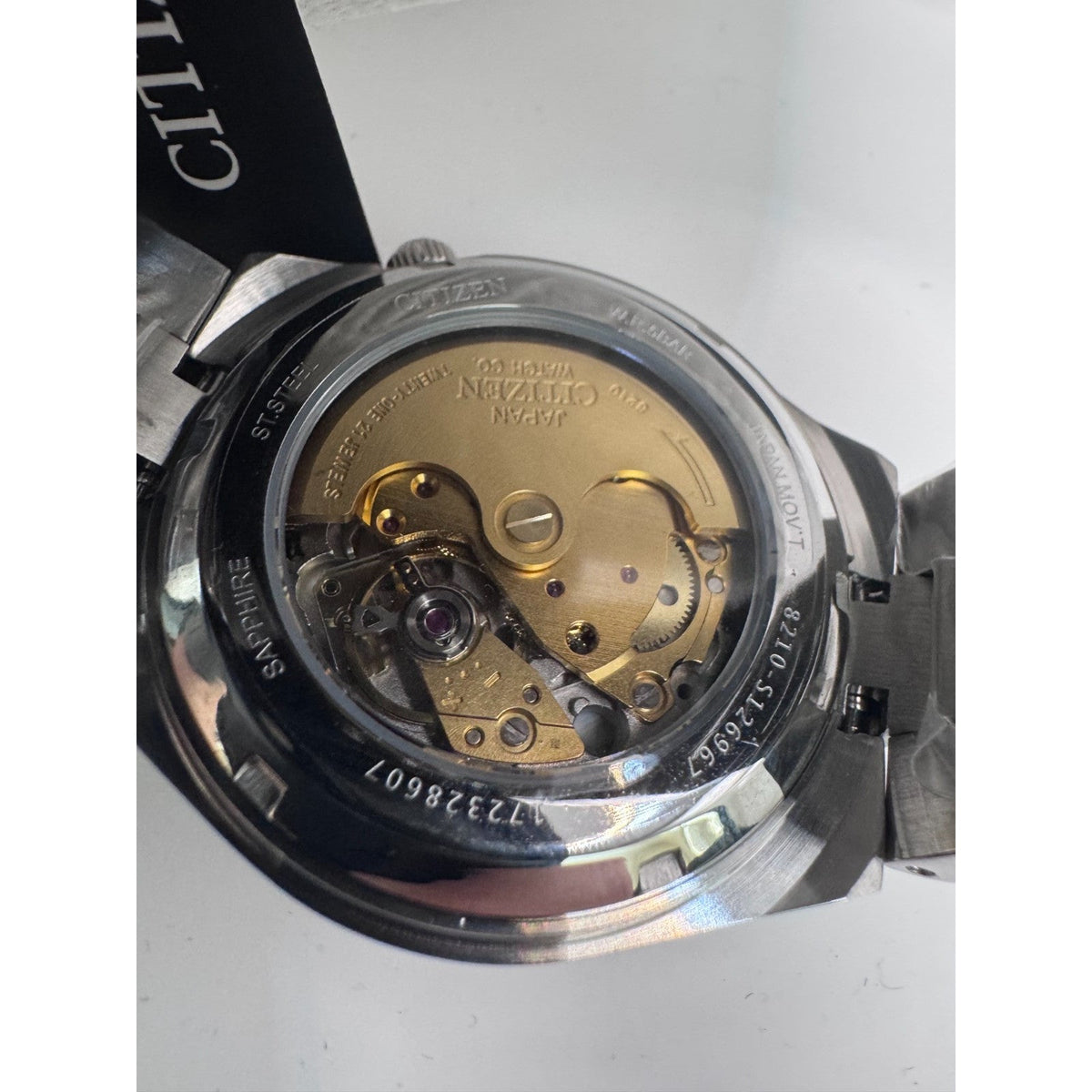 New-Citizen Tsuyosa NJ0150-81A Automatic White Dial Stainless Steel Men’s Watch