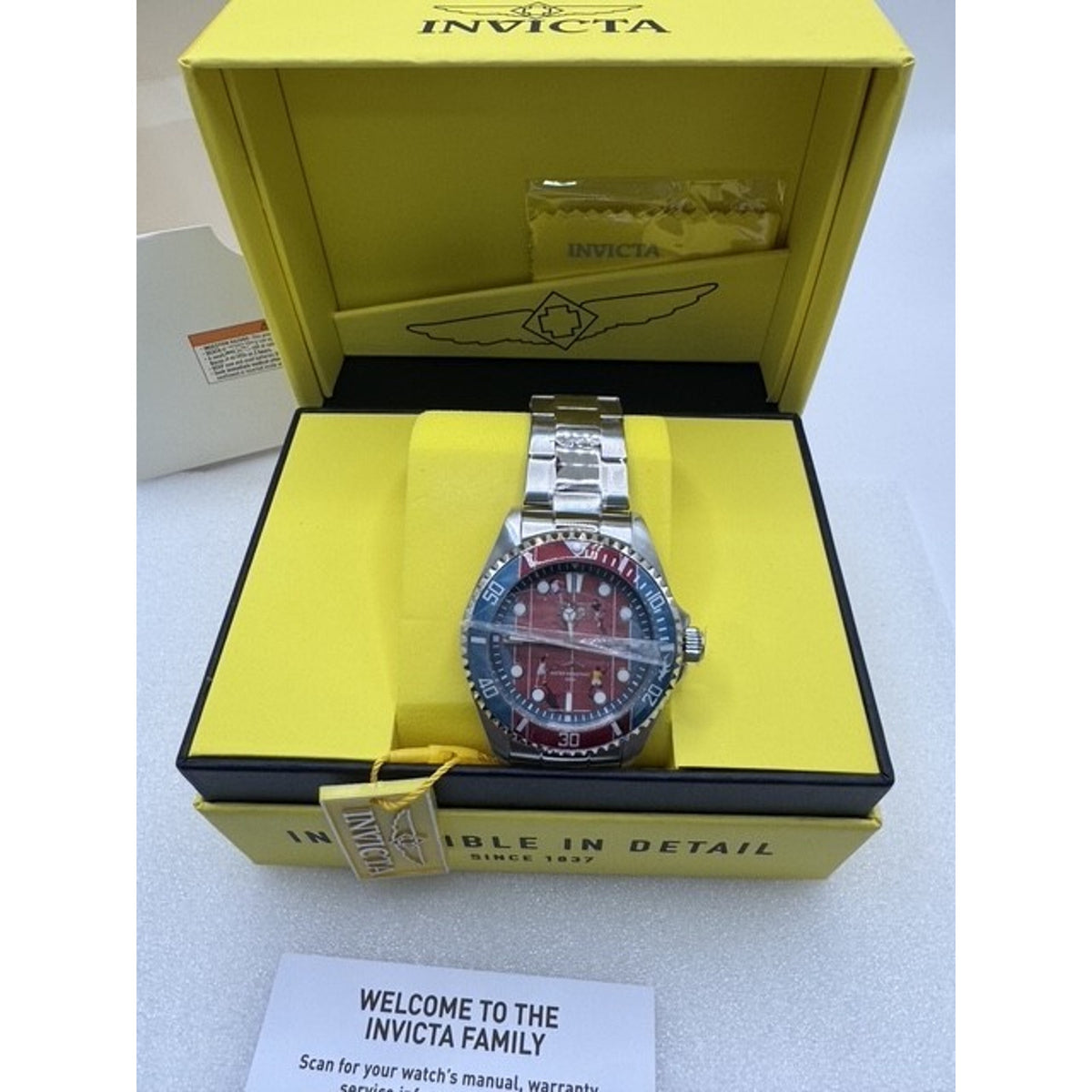 Invicta Pro Diver Visions from Above 51055 Men's Watch 43mm Tennis - Brand New