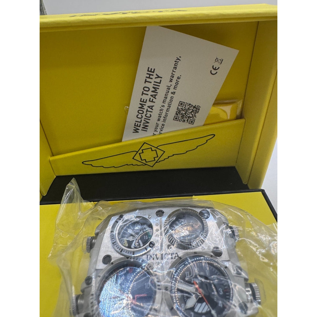 NEW Invicta Aviator✈️ Pilot ZULU TIME 50mm 4-Time Zone Men’s Watch 49605 $399