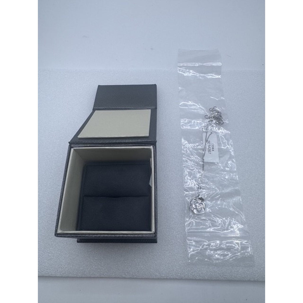White Gold Diamond Cut Floral Pendant from Costco 14 Karat